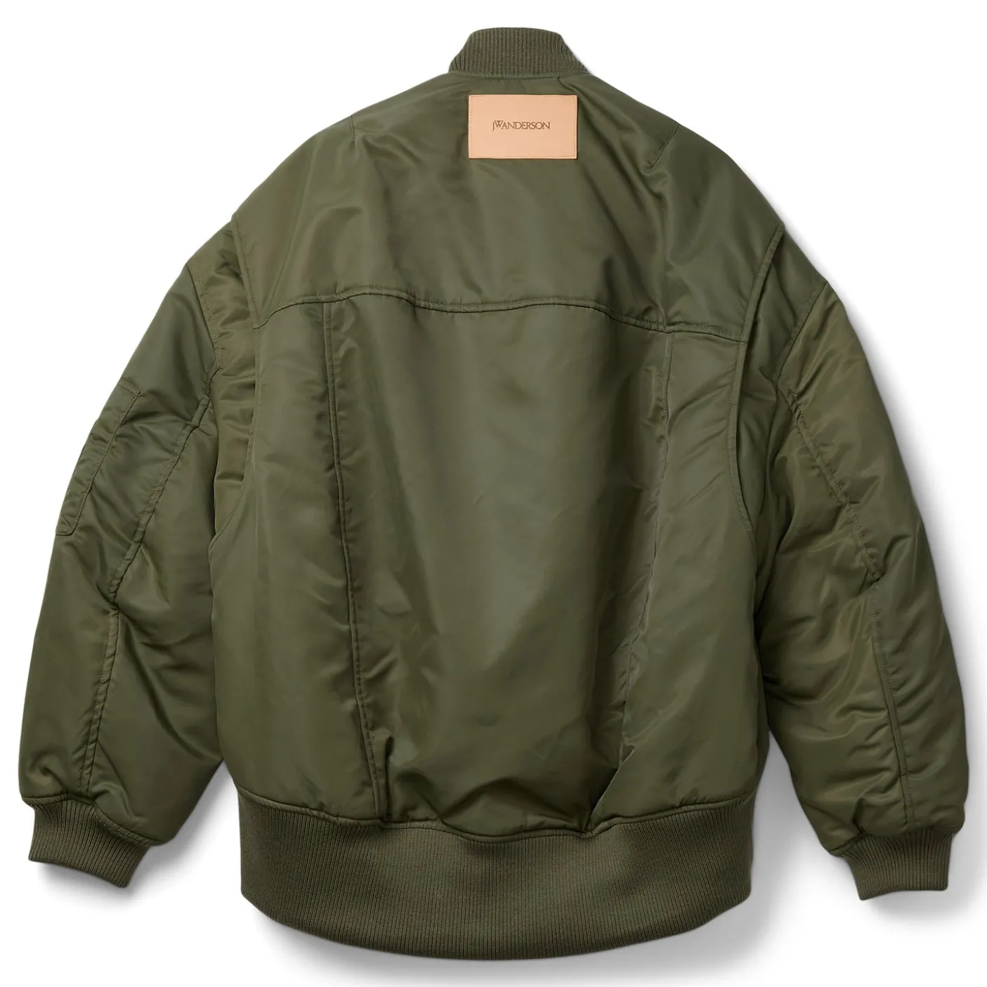JW Anderson Oversized Curved Hem Bomber Jacket