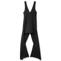 JW Anderson V Neck Draped Hem Mini Dress