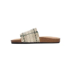JW Anderson Womens Check Slide