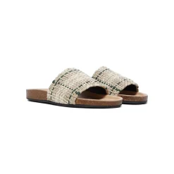 JW Anderson Womens Check Slide