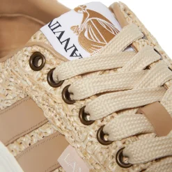 Lanvin Cash Raffia Sneakers
