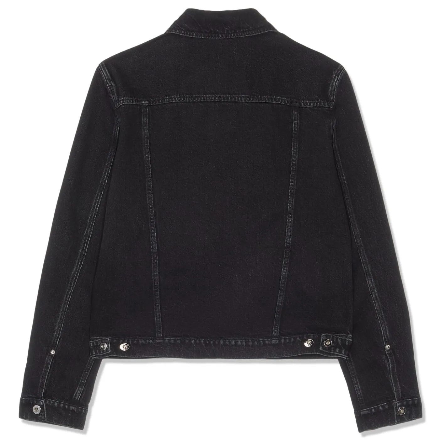 Lanvin Leather Detail Denim Jacket
