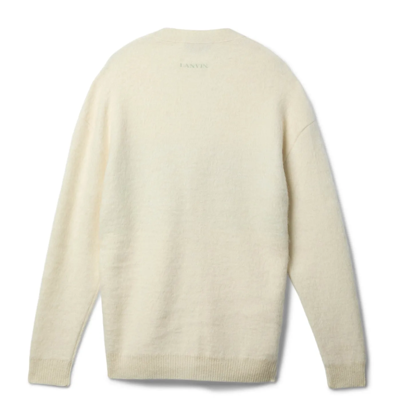 Lanvin Striped V Neck Cardigan