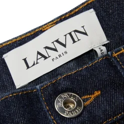 Lanvin Twisted Denim Baggy Trousers