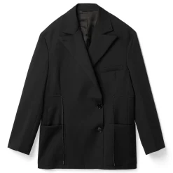 Lanvin Womens Deconstructed Jacket