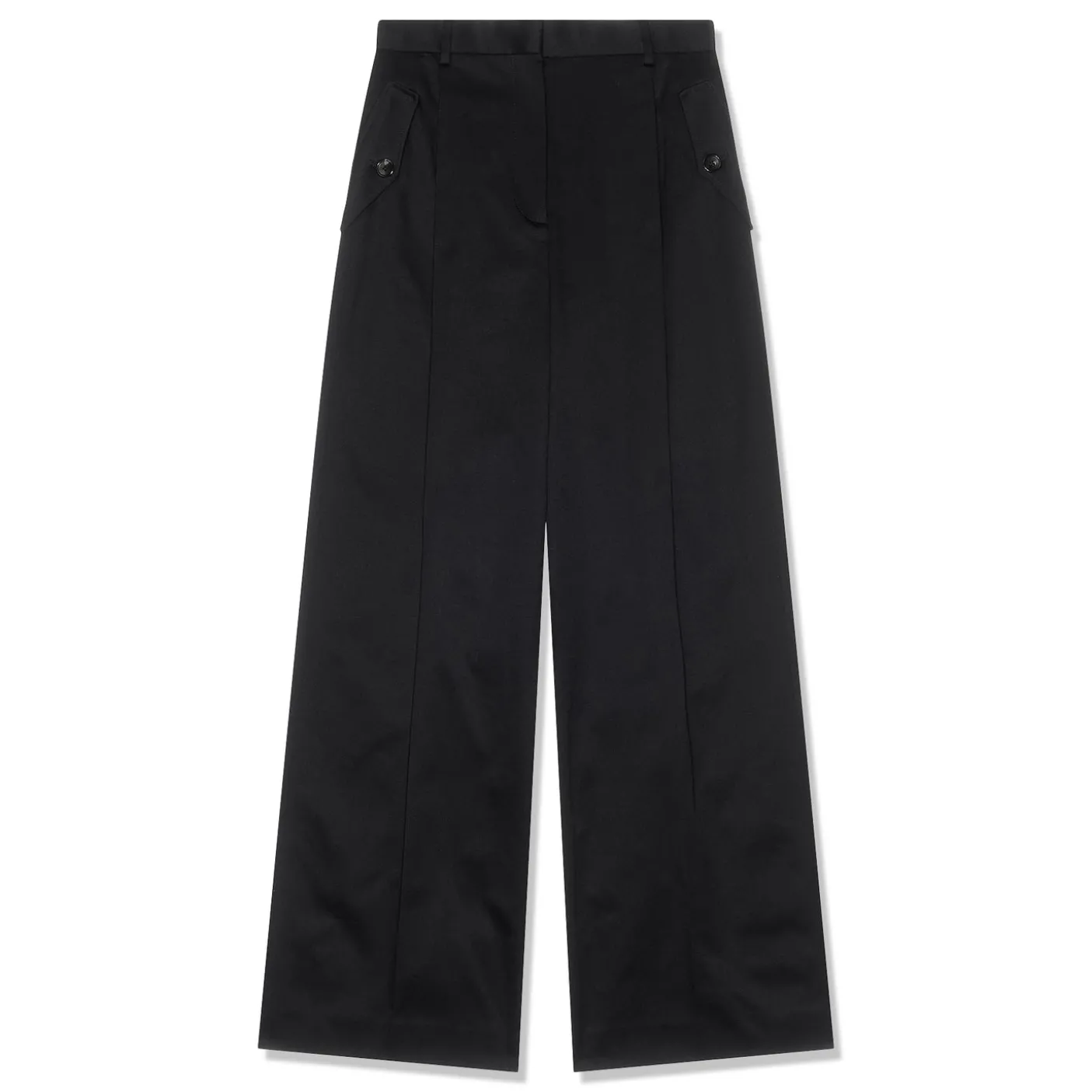 Lanvin Womens Wide Leg High Waist Pant