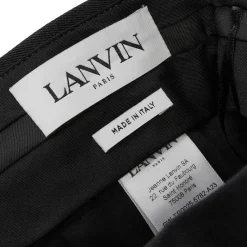Lanvin Womens Wide Leg High Waist Pant