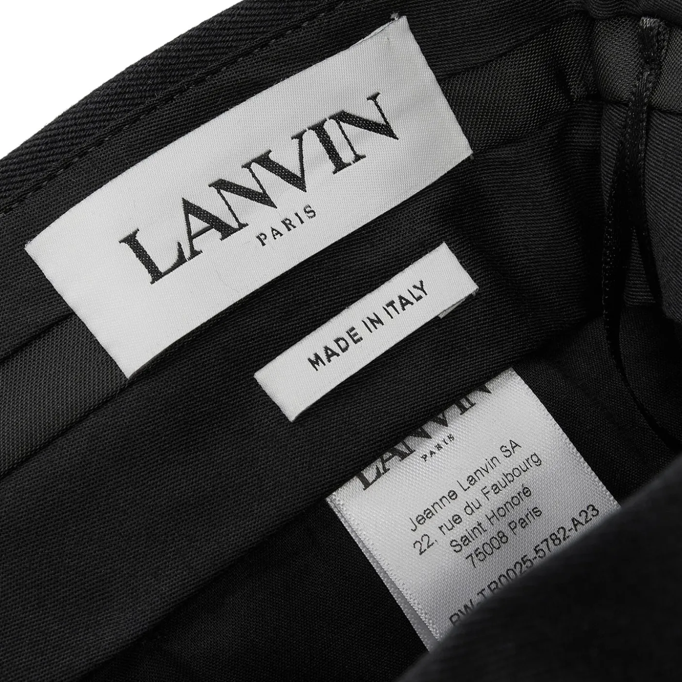 Lanvin Womens Wide Leg High Waist Pant