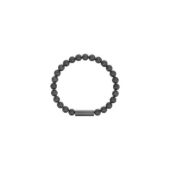 Le Gramme 28g black beads bracelet