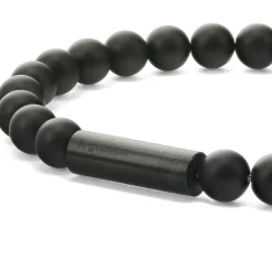 Le Gramme 28g black beads bracelet