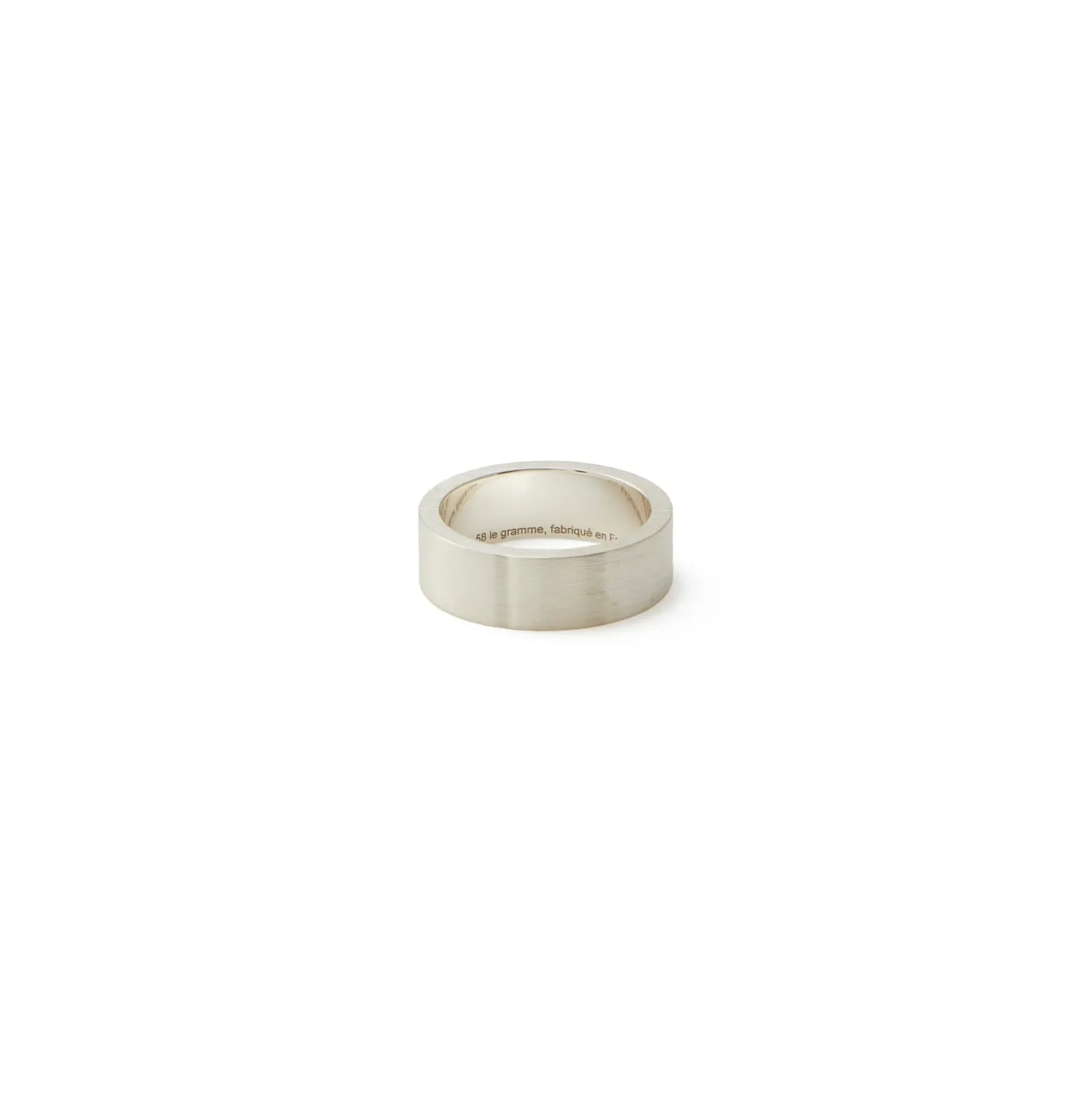 Le Gramme 9g Brushed Sterling Silver Ribbon Ring