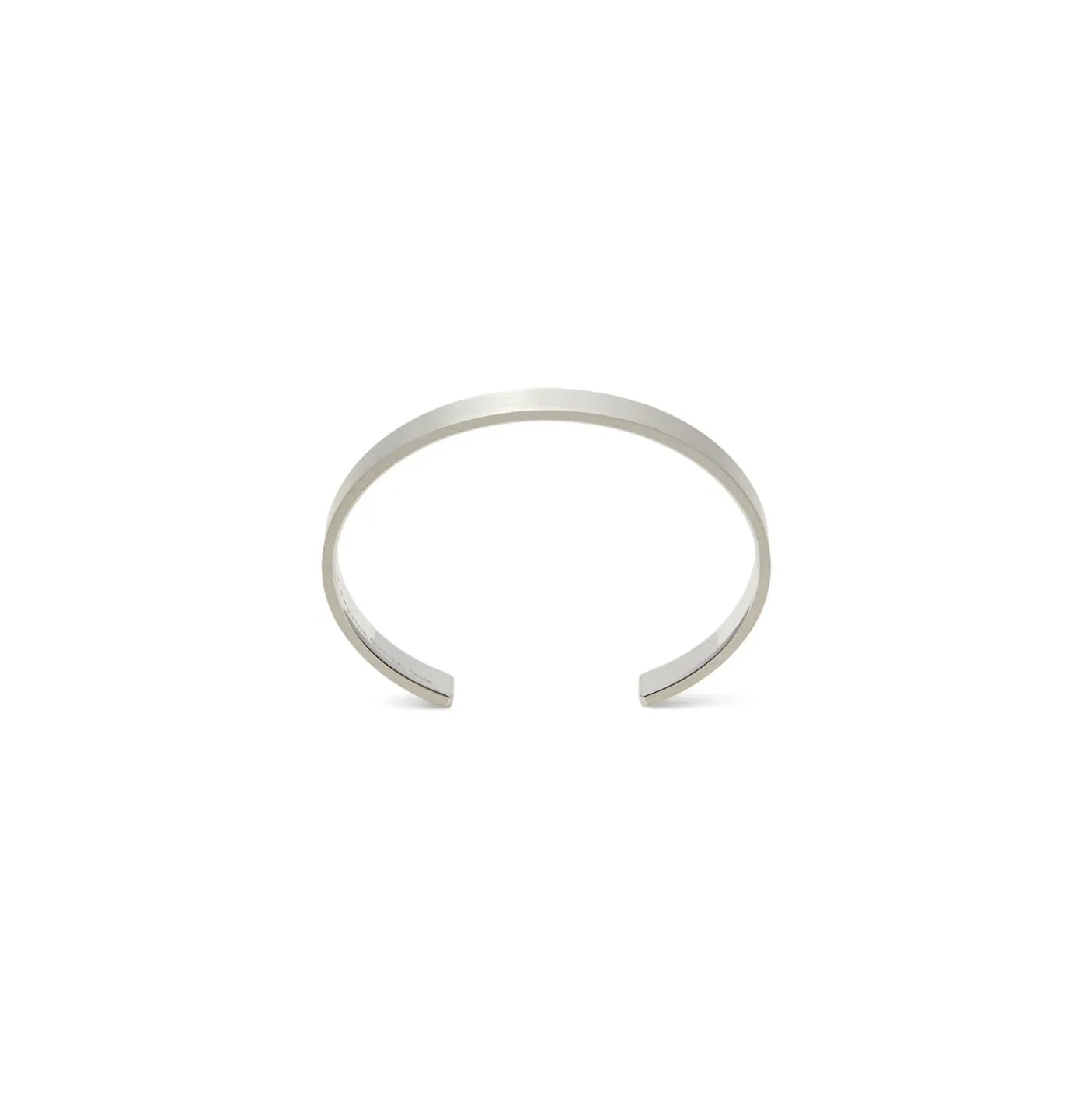 Le Gramme 21g Brushed Sterling Silver Ribbon Bracelet