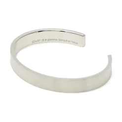 Le Gramme 21g Brushed Sterling Silver Ribbon Bracelet