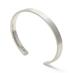 Le Gramme 15g Brushed Sterling Silver Ribbon Bracelet