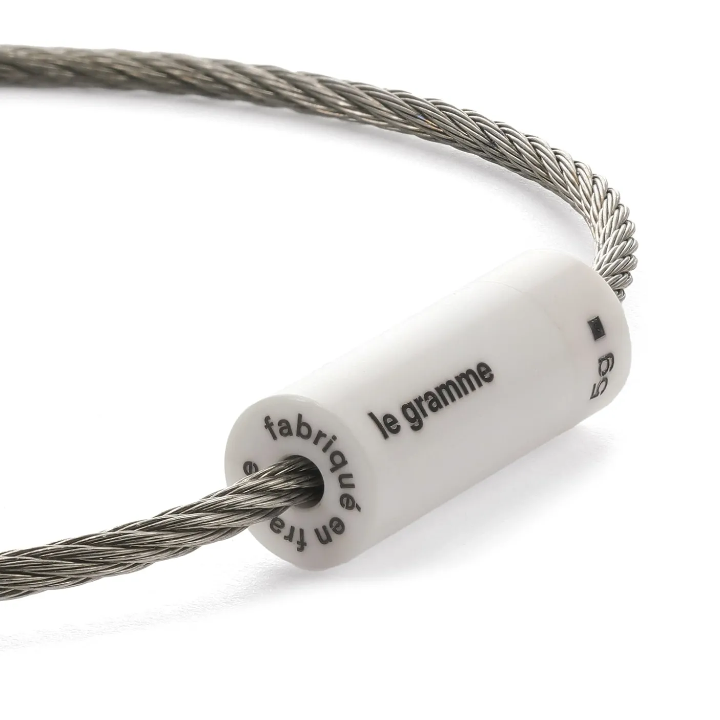 Le Gramme 5g Ceramic Cable Bracelet