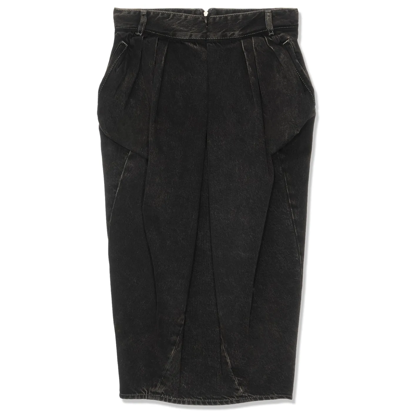 Maison Margiela Pleated Cotton Skirt