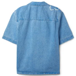 MARNI Bowling Shirt with Dillies Patch Details