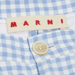 MARNI Checked Seersucker Shorts