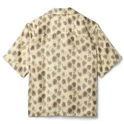 MARNI Crayon Leopard Silk Bowling Shirt