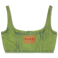 MARNI Denim Crop Top