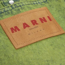 MARNI Denim Crop Top