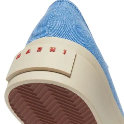 MARNI Denim Pablo Lace-up Sneaker