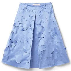 MARNI Duchess Silk Flared Skirt