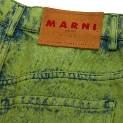 MARNI Dyed Wide Leg Jeans