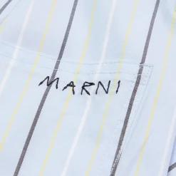MARNI Embroidered Poplin Pants