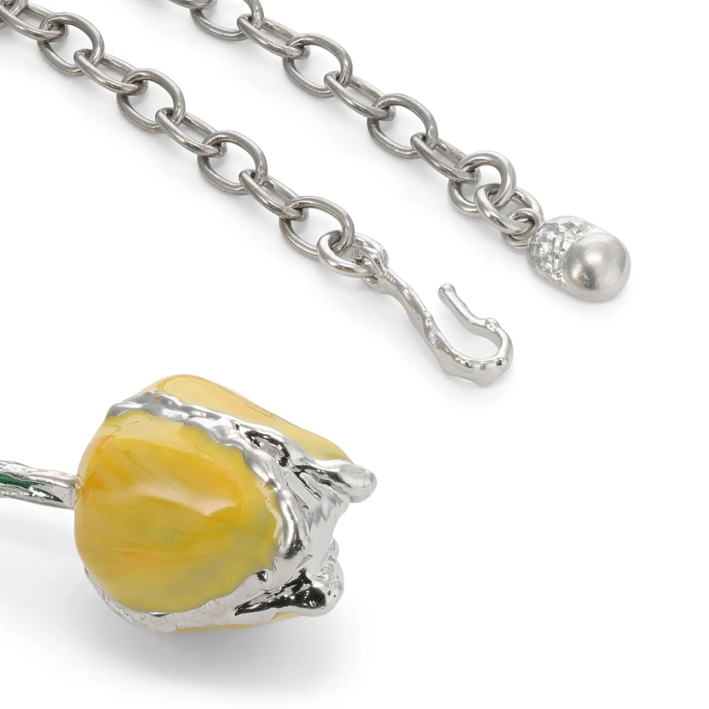 MARNI Enameled Tulip Necklace