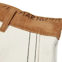 MARNI Logo Patch Midi Skirt