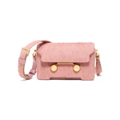 MARNI Long Hair Calfskin Trunkaroo Mini Shoulder Bag