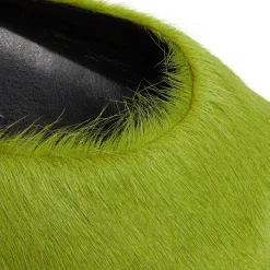 MARNI Long-Hair Calfskin Fussbett