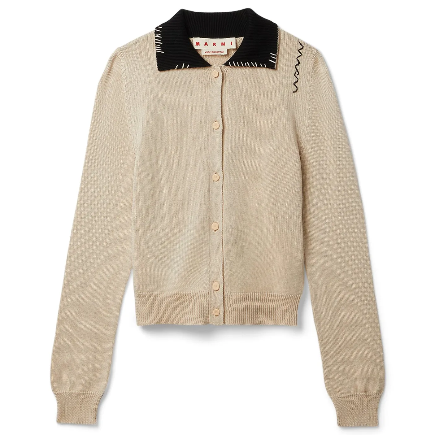 MARNI Mending Cotton Cardigan