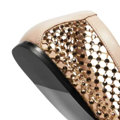 MARNI Mesh Mary Jane Ballet Flats with Crystals