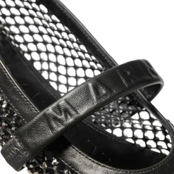MARNI Mesh Mary Jane Flats with Crystals