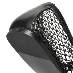 MARNI Mesh Mary Jane Flats with Crystals