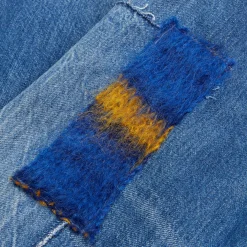 MARNI Mohair Patch Denim Shirt