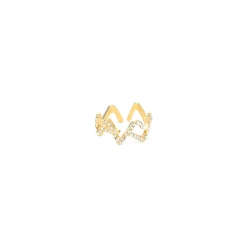 MARNI Rhinestone Symbol Ring