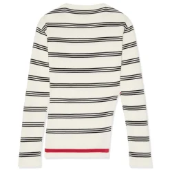 MARNI Seaside Stripe Knit Crew Neck Sweater