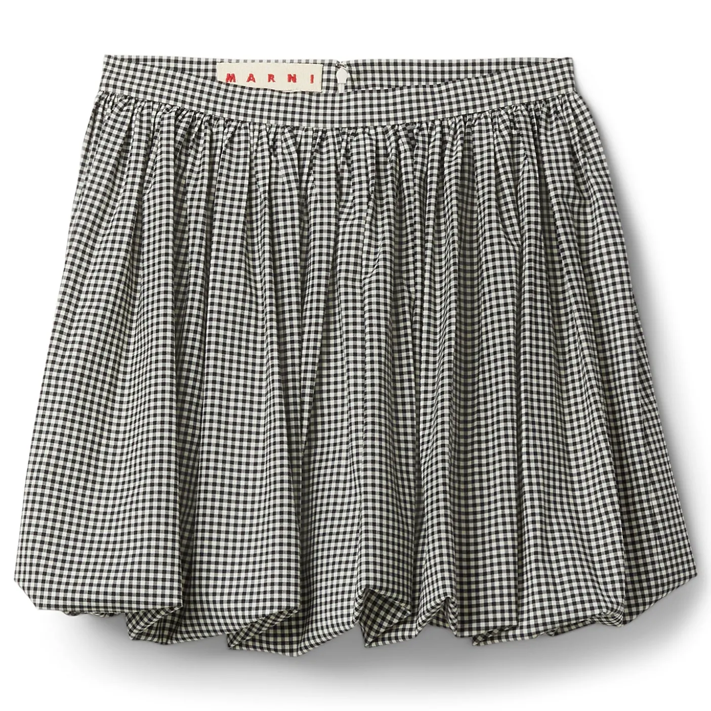 MARNI Short Plaid Skirt