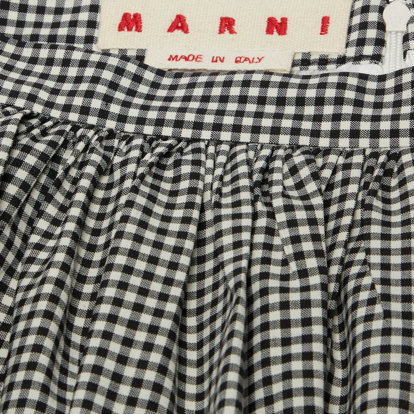 MARNI Short Plaid Skirt