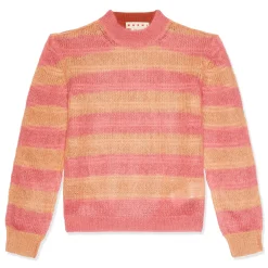 MARNI Striped Mohair and Wool Sweater