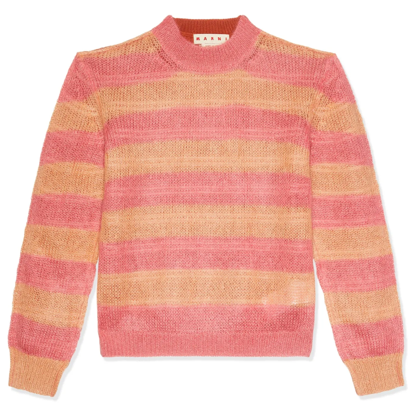 MARNI Striped Mohair and Wool Sweater