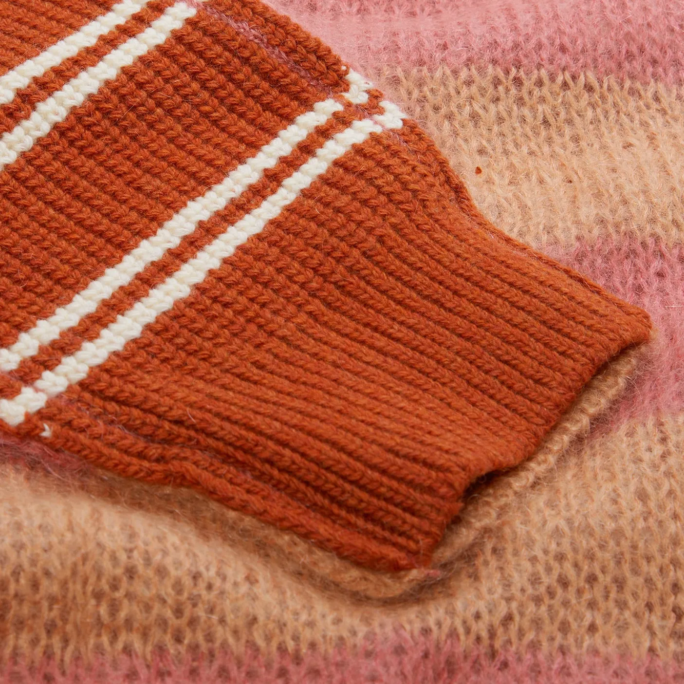 MARNI Striped Mohair and Wool Sweater