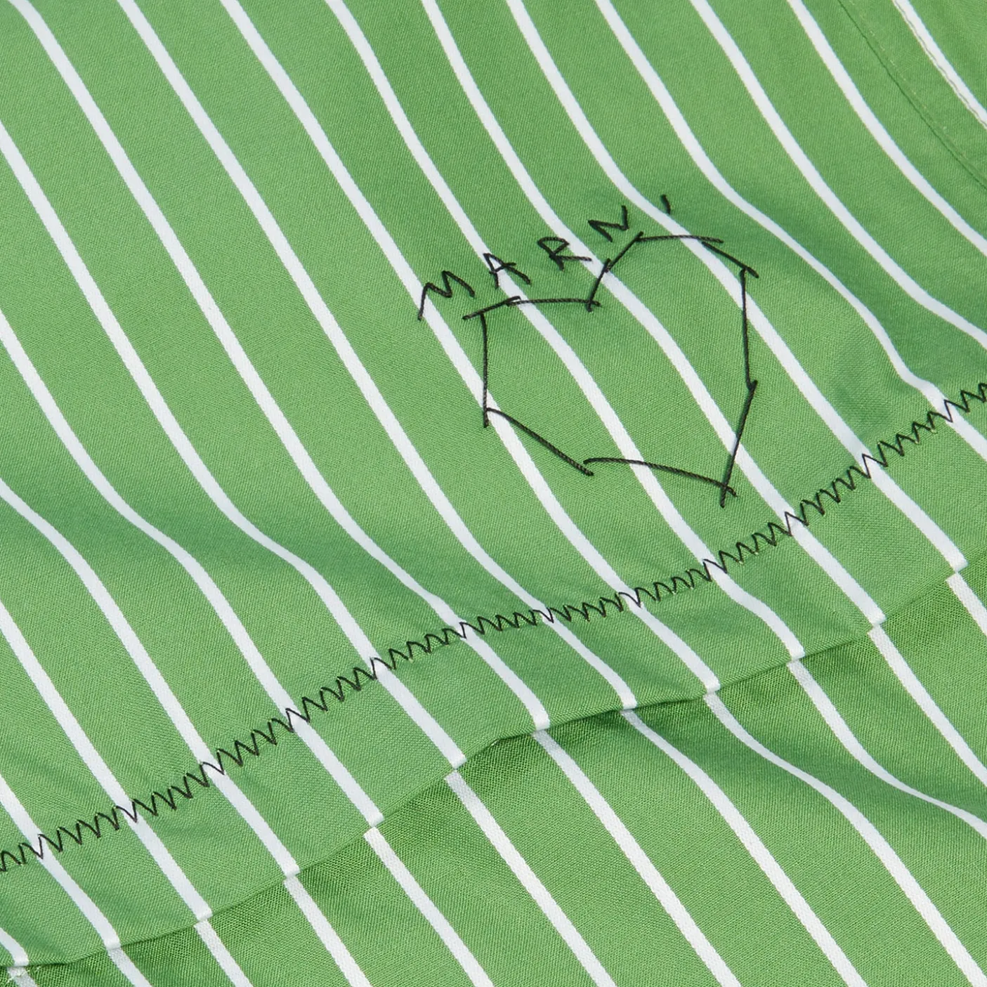 MARNI Striped Organic Poplin Hybrid Caro Pants