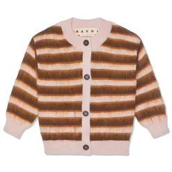 MARNI Striped Wool-Mohair Cardigan