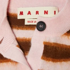 MARNI Striped Wool-Mohair Cardigan