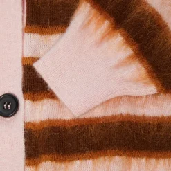 MARNI Striped Wool-Mohair Cardigan