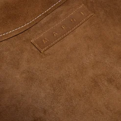 MARNI Suede Leather Patchwork Jacket